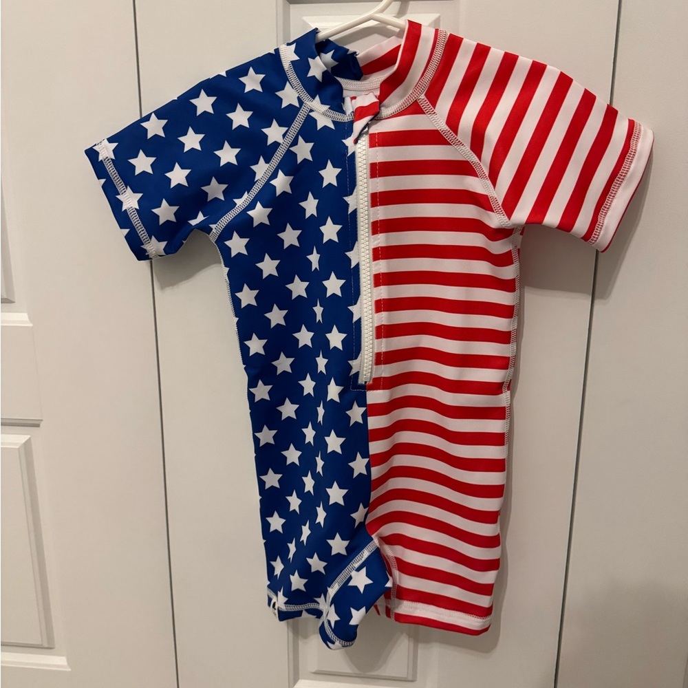 George Hats Patriotic Stars and Stripes Swimsuit